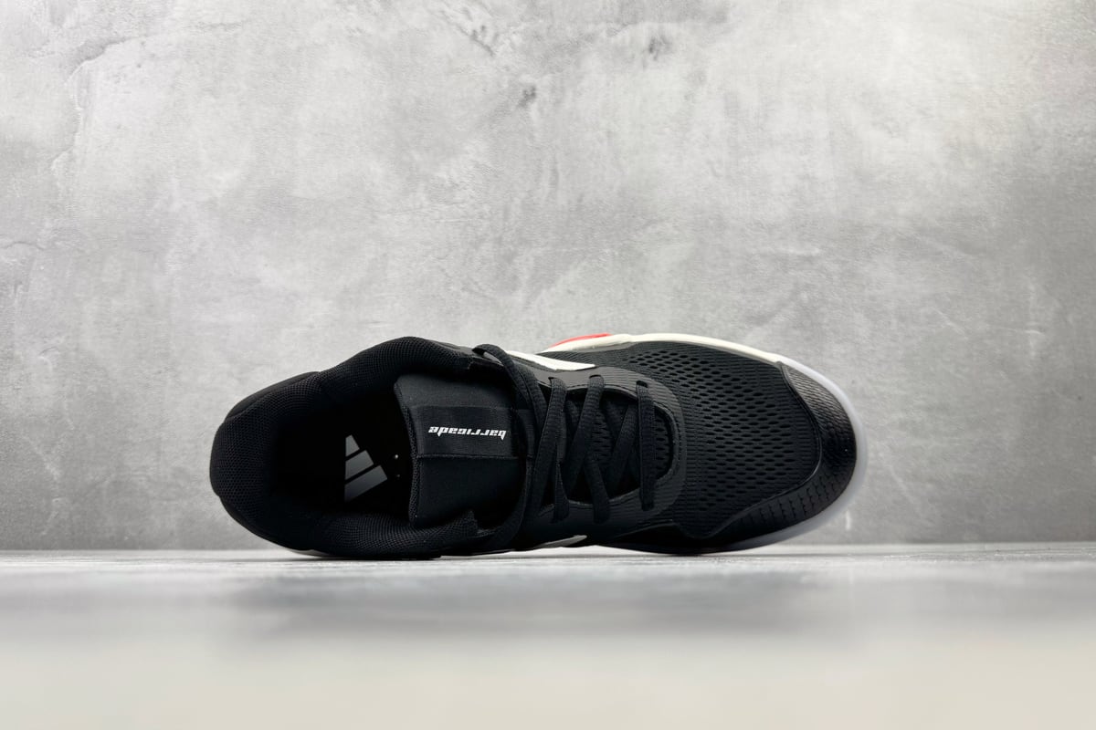 阿迪达斯 Adidas BARRICADE 14 黑白色 背面实拍图