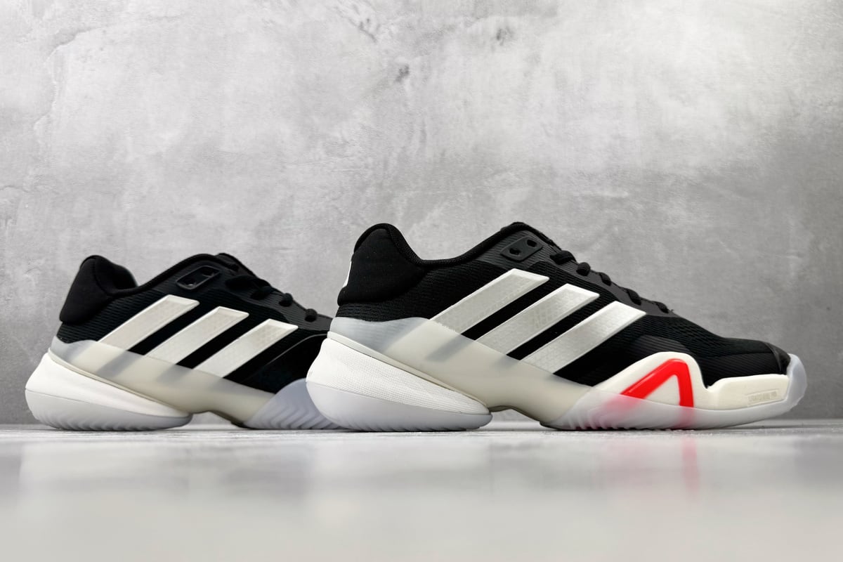 阿迪达斯 Adidas BARRICADE 14 黑白色 鞋底实拍图