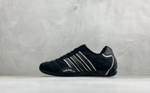 阿迪达斯Adidas BAD BUBBY CAMPUS 复古面包鞋黑蓝纯原版本 货号：JS0286