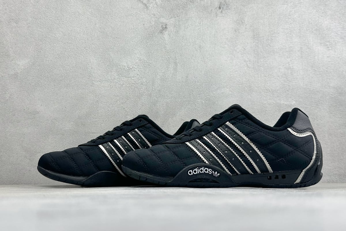 阿迪达斯 Adidas BAD BUBBY CAMPUS 复古面包鞋 黑蓝 鞋跟实拍图