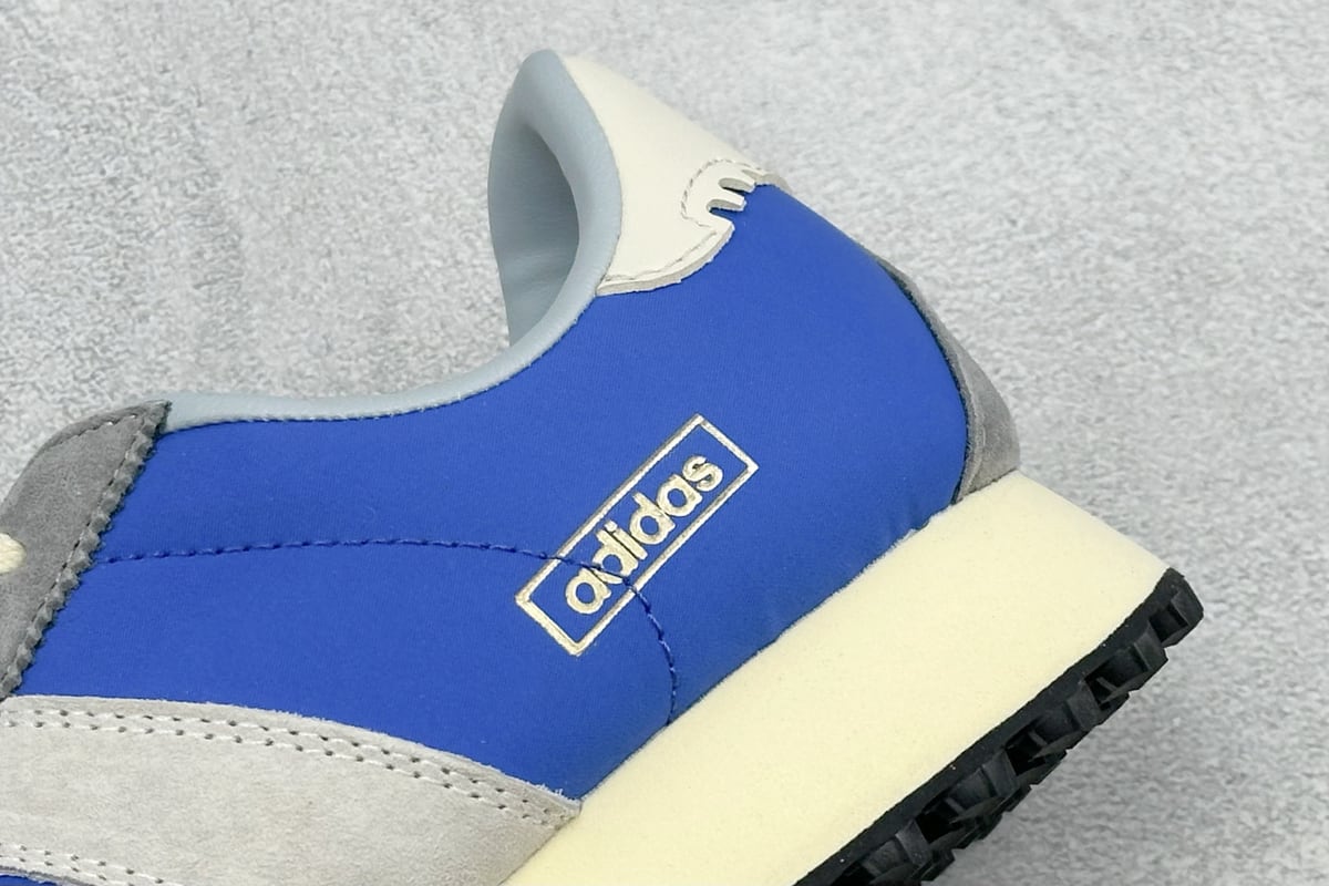 阿迪达斯 Adidas originals BW RUN 舒适贴合复古风德训跑步鞋 蓝灰 细节实拍图