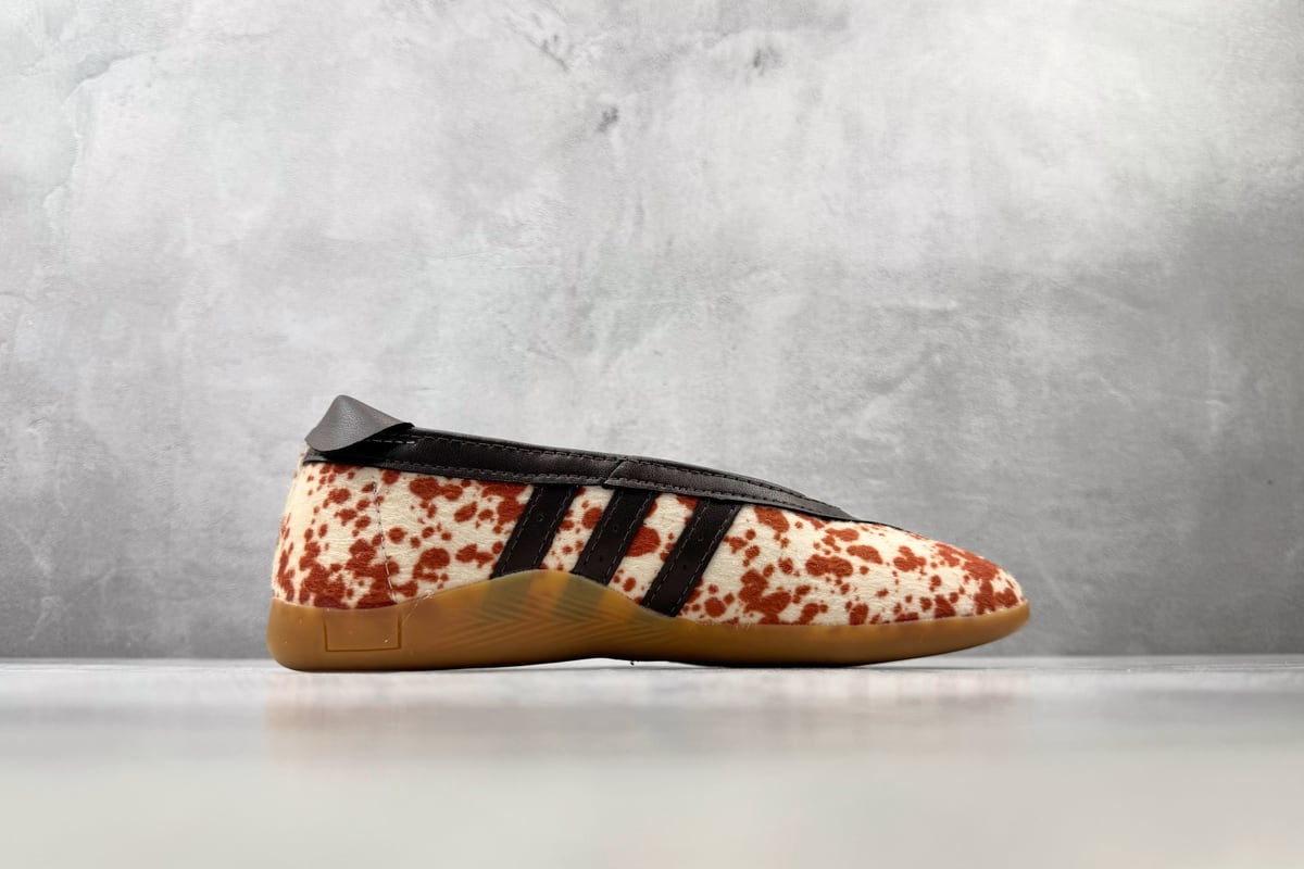 阿迪达斯 Adidas Taekwondo Mei BALLET SHOES 白棕橙 侧面实拍图