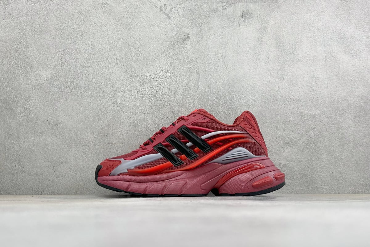 阿迪达斯 Adidas Originals Adistar Jellyfish 白红 正面实拍图