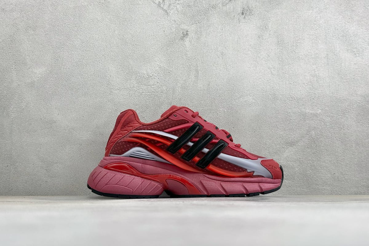 阿迪达斯 Adidas Originals Adistar Jellyfish 白红 侧面实拍图