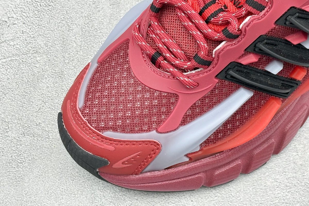 阿迪达斯 Adidas Originals Adistar Jellyfish 白红 鞋标实拍图