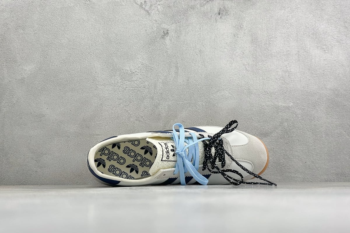 阿迪达斯 Adidas Originals SL 72 RS 休闲防滑耐磨低帮板鞋 白黑 背面实拍图