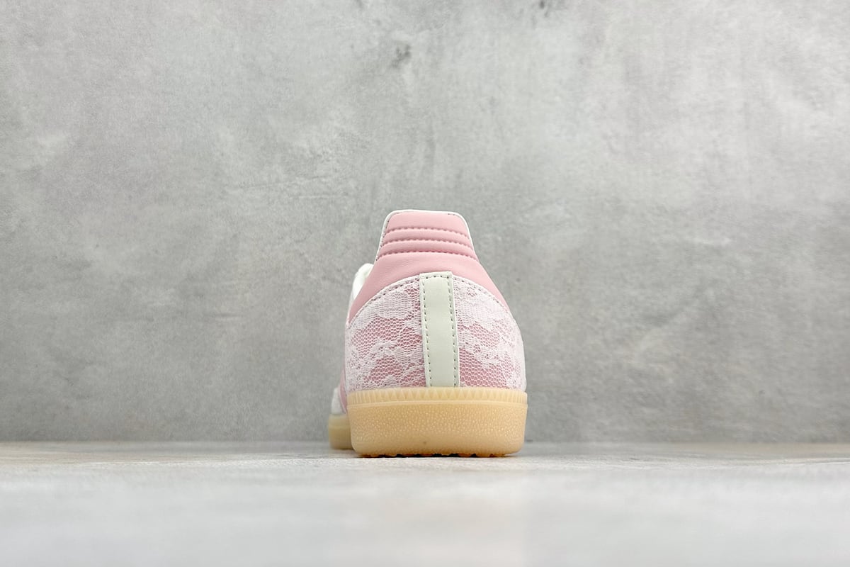 阿迪达斯 Adidas Original Samba OG 复古桑巴板鞋 白粉 鞋底实拍图