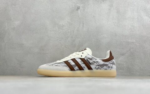 阿迪达斯Adidas Original Samba OG 白棕纯原版本 货号：KZ8197