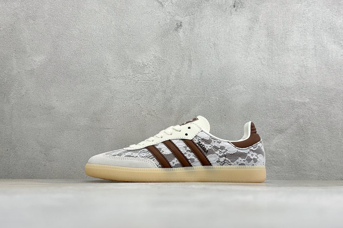 阿迪达斯 Adidas Original Samba OG 复古桑巴板鞋 白 正面实拍图