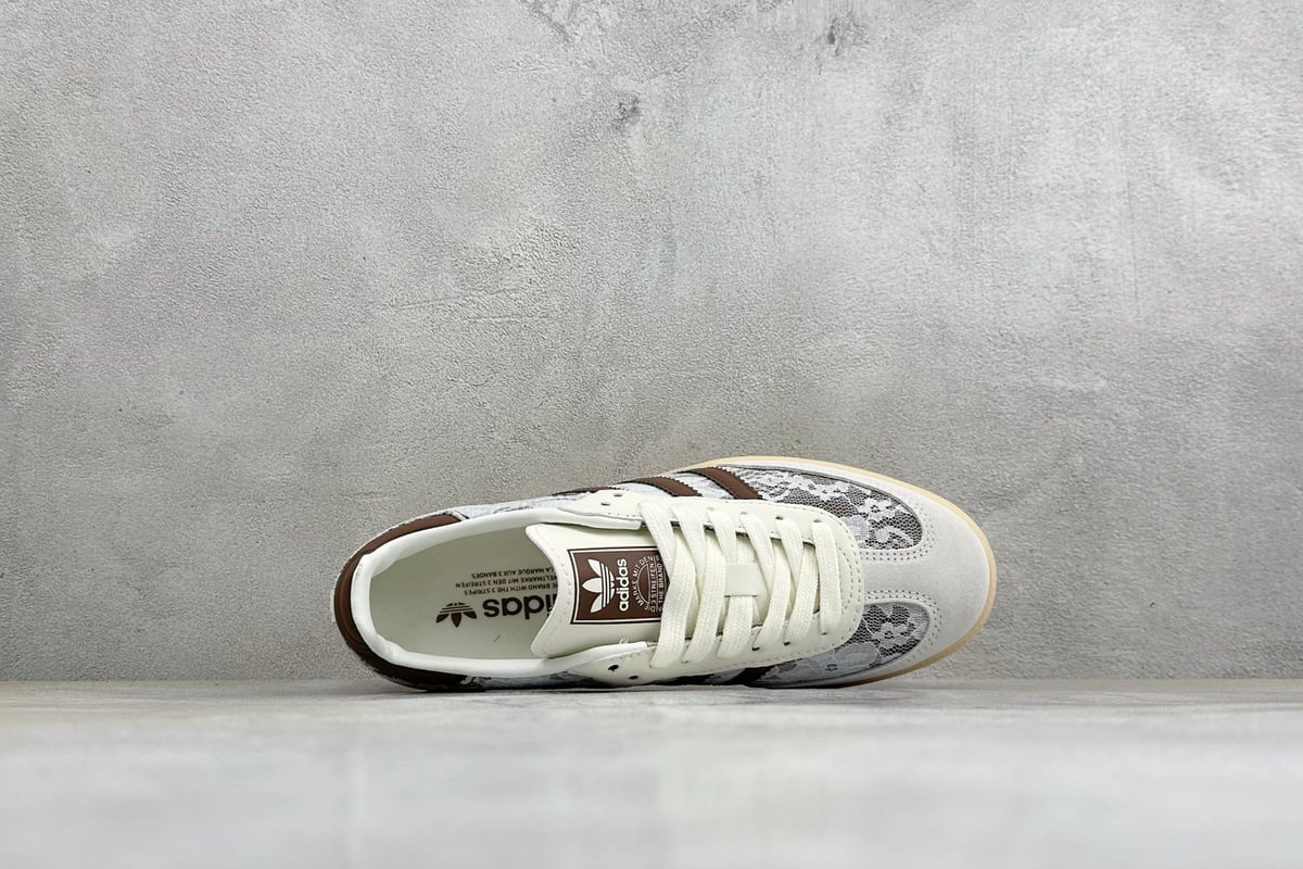 阿迪达斯 Adidas Original Samba OG 复古桑巴板鞋 白 背面实拍图