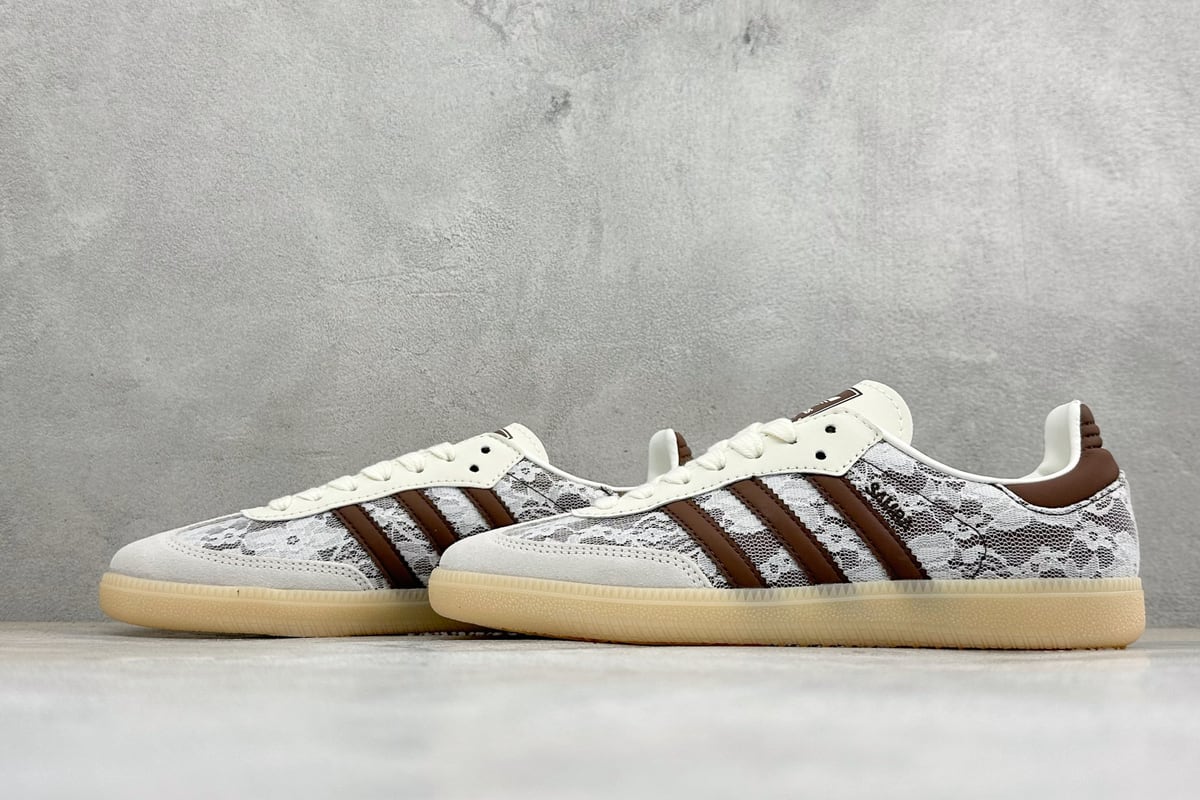 阿迪达斯 Adidas Original Samba OG 复古桑巴板鞋 白 鞋跟实拍图