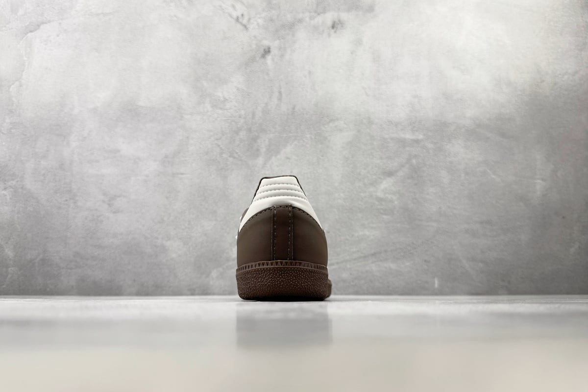 阿迪达斯 Adidas originals SAMBA OG 棕白橙 细节实拍图