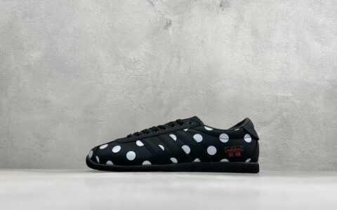 阿迪达斯Adidas originals ANFU W 皮革织物低帮生活休闲鞋这双鞋最特别的应该就是黑白纯原版本 货号：LA1364