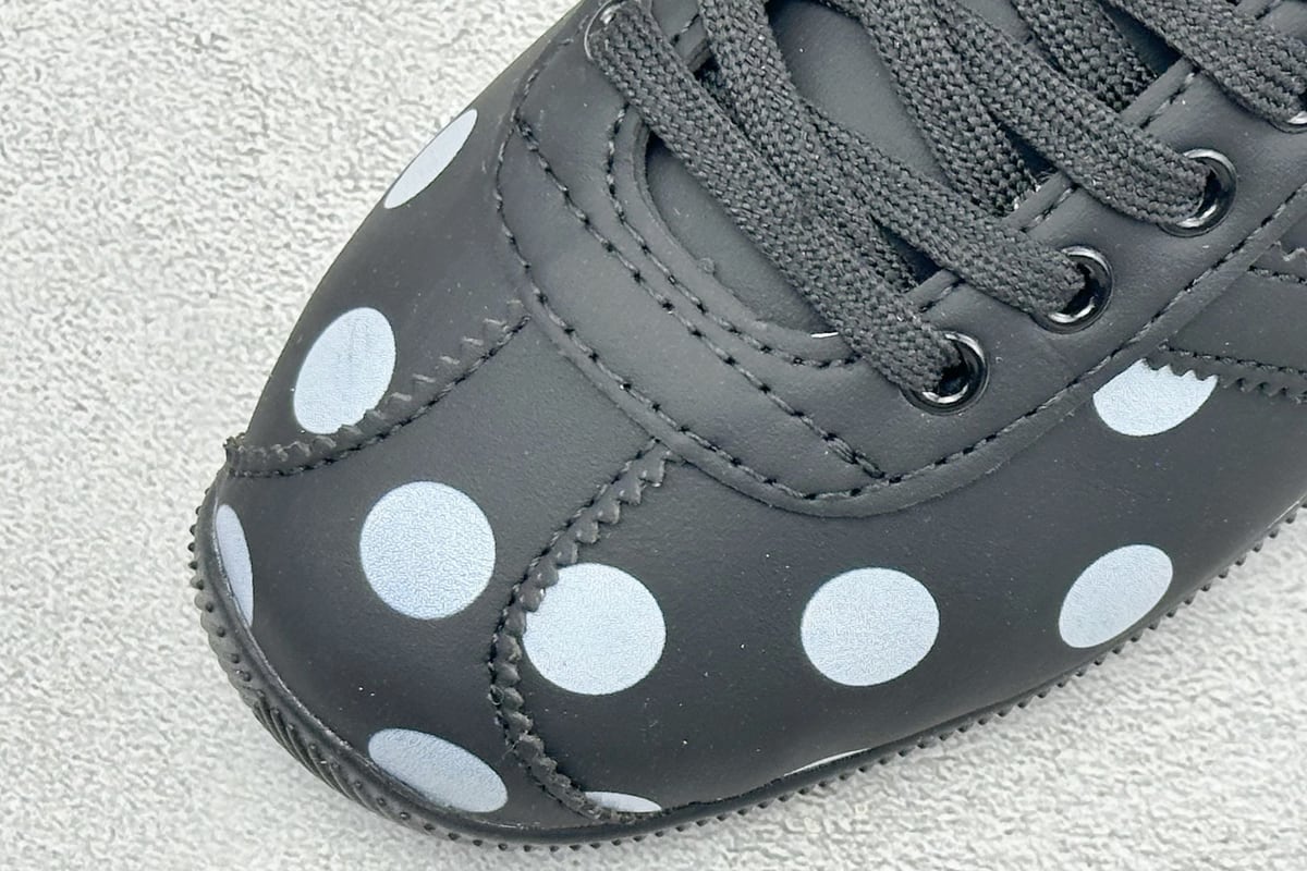 阿迪达斯 Adidas originals ANFU W 皮革织物 低帮生活休闲鞋 黑白 鞋标实拍图