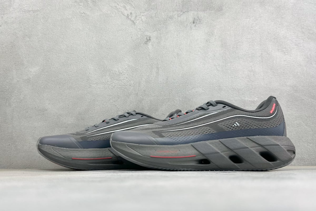 阿迪达斯 Adidas HyperBoost LITE 全新爆米白花透气缓震跑步鞋 鞋跟实拍图