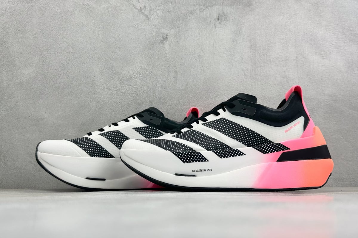 阿迪达斯 Adidas Adizero DROPSET ELITE 黑白 鞋跟实拍图