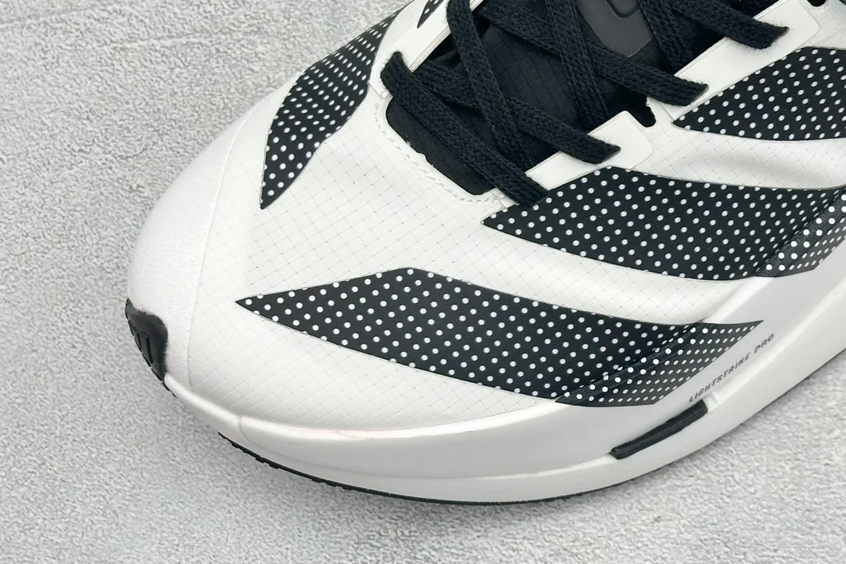 阿迪达斯 Adidas Adizero DROPSET ELITE 黑白 鞋标实拍图