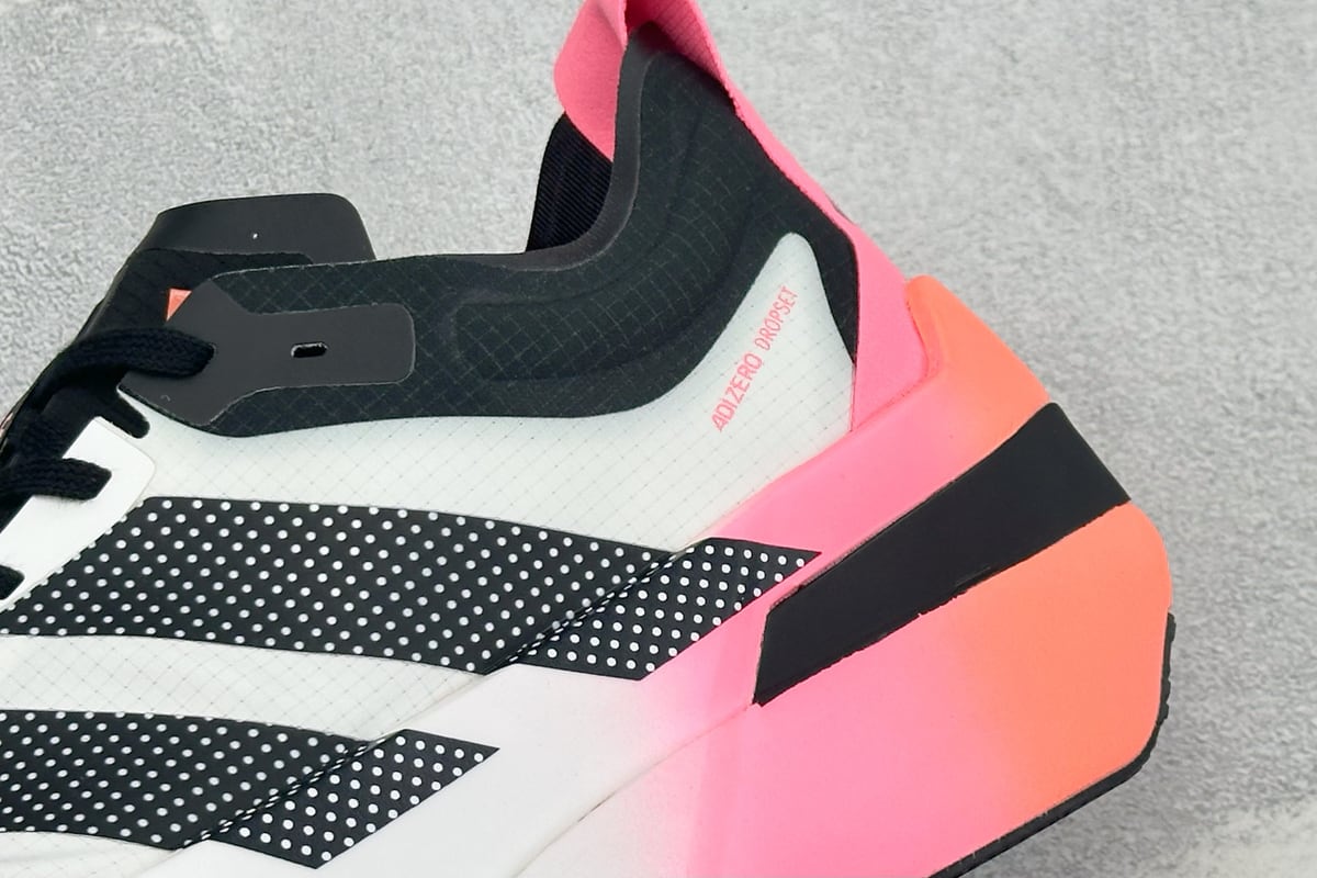 阿迪达斯 Adidas Adizero DROPSET ELITE 黑白 细节实拍图