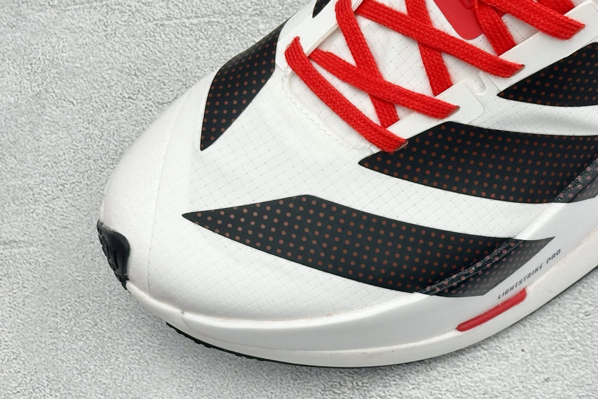 阿迪达斯 Adidas Adizero DROPSET ELITE 白红 鞋标实拍图
