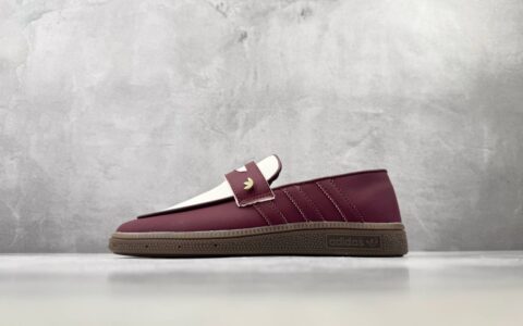 阿迪达斯Adidas originals HANDBALL SPEZIAL LOAFER 红白纯原版本 货号：LA6440