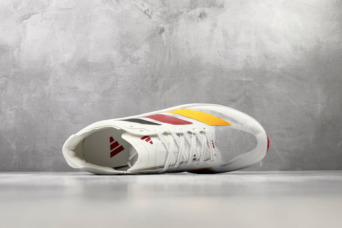 阿迪达斯 Adidas ZYRION PRO 追风白橙 背面实拍图