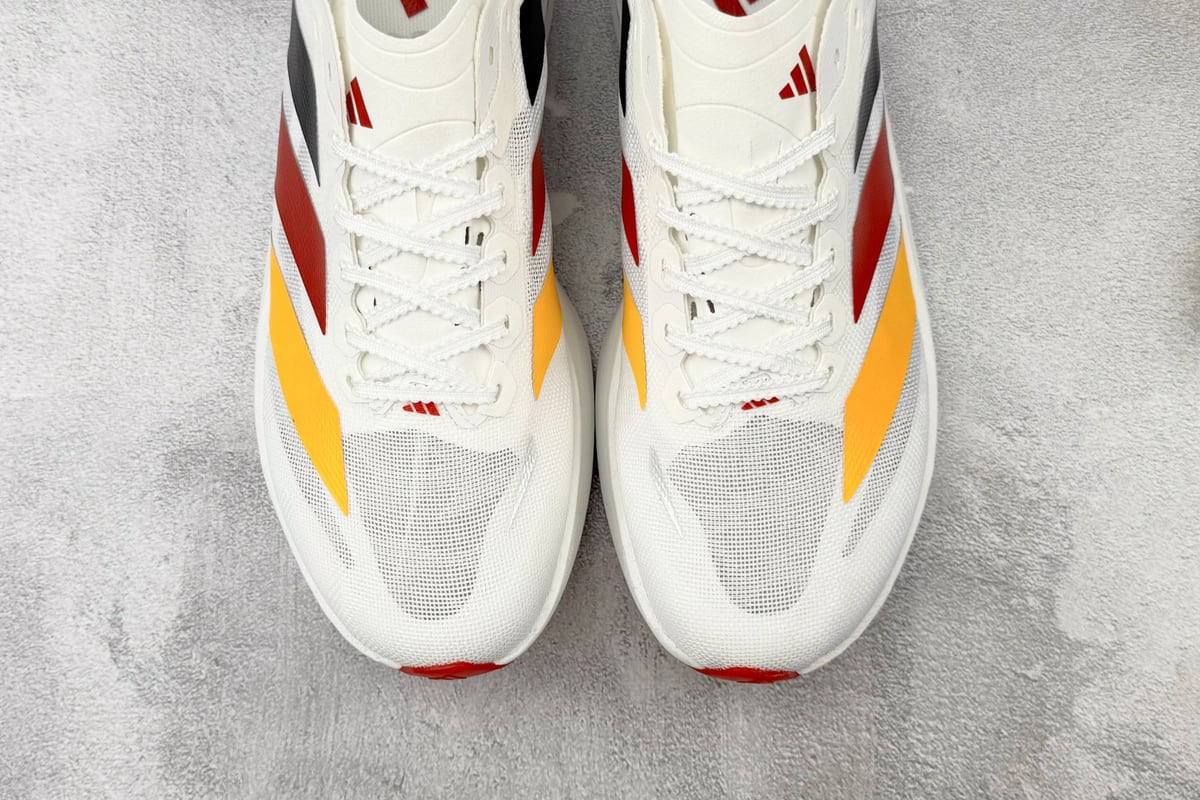 阿迪达斯 Adidas ZYRION PRO 追风白橙 鞋标实拍图