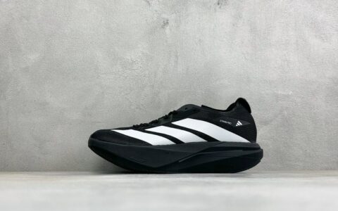 阿迪达斯Adidas ZYRION PRO 舒适贴合防滑耐磨透气回弹跑步鞋ZYRION 黑白纯原版本 货号：LA6927