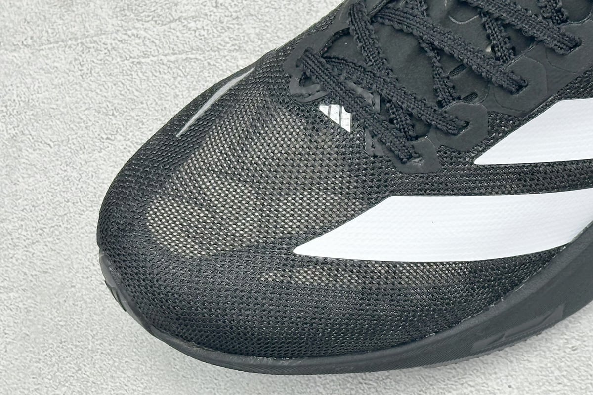 阿迪达斯 Adidas Zyrion Pro 阿迪透气缓震训练竞速跑步鞋 黑白 鞋标实拍图