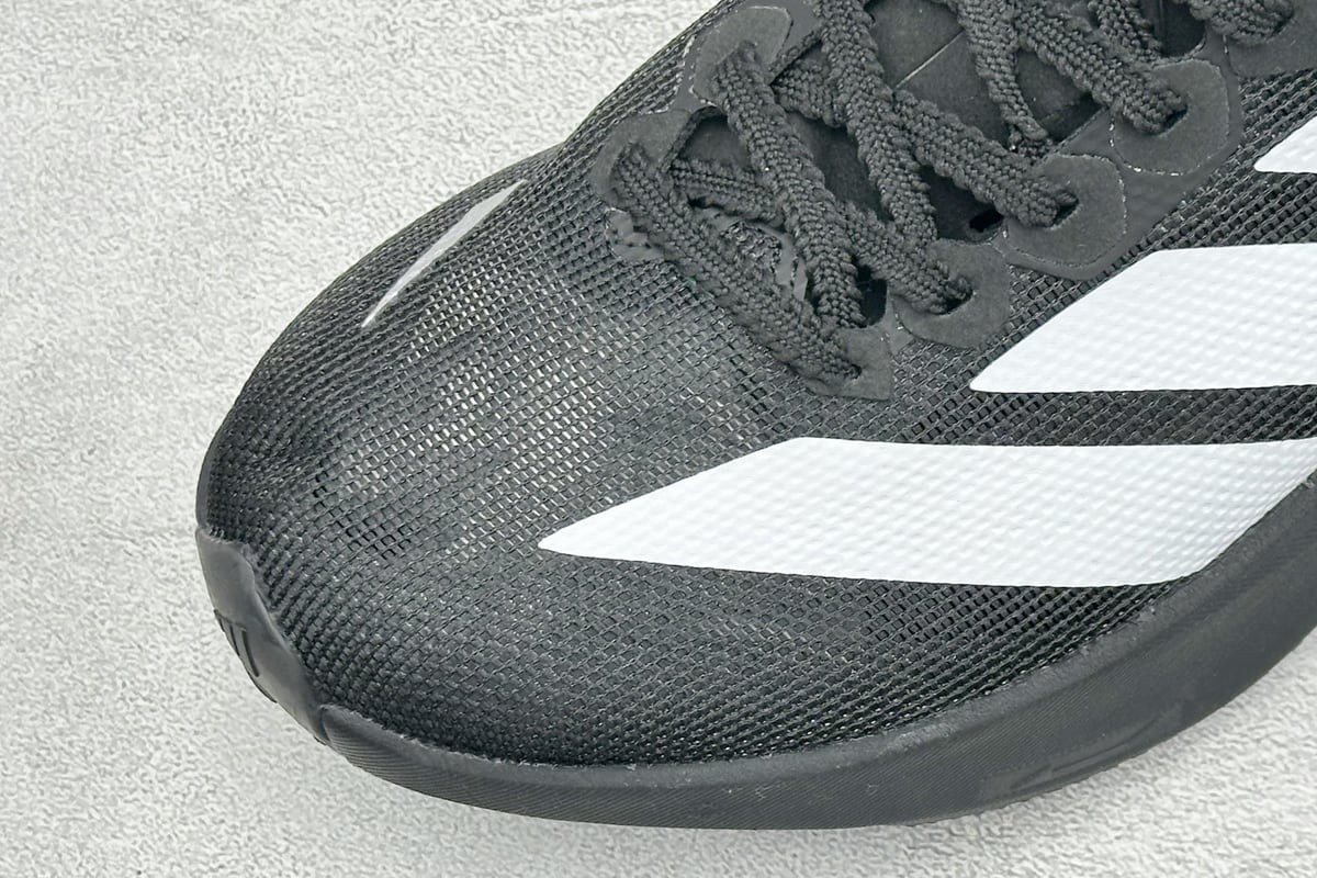 阿迪达斯 Adidas ZYRION PRO 舒适贴合防滑耐磨透气回弹跑步鞋 黑白 鞋标实拍图