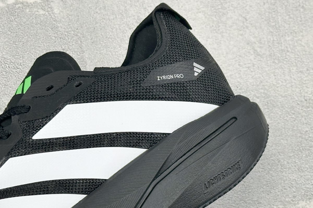 阿迪达斯 Adidas Zyrion Pro 阿迪透气缓震训练竞速跑步鞋 黑白 细节实拍图