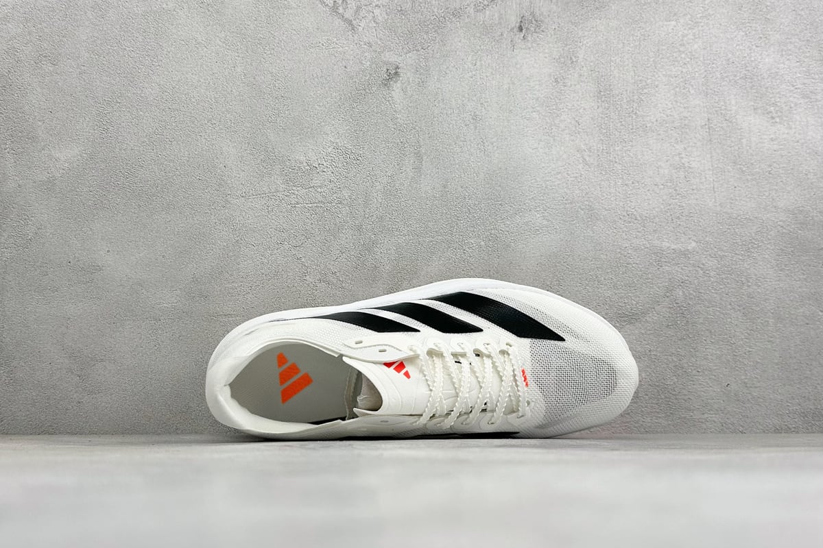 阿迪达斯 Adidas Zyrion Pro 阿迪透气缓震训练竞速跑步鞋 白黑 背面实拍图