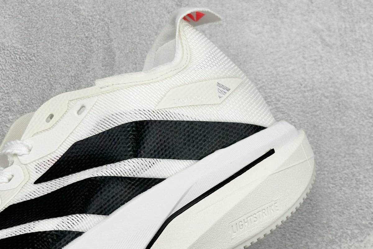 阿迪达斯 Adidas ZYRION PRO 舒适贴合防滑耐磨透气回弹跑步鞋 白黑 细节实拍图