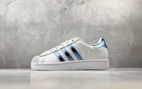 阿迪达斯Adidas originals SUPERSTAR 2 白蓝纯原版本 货号：LA7739