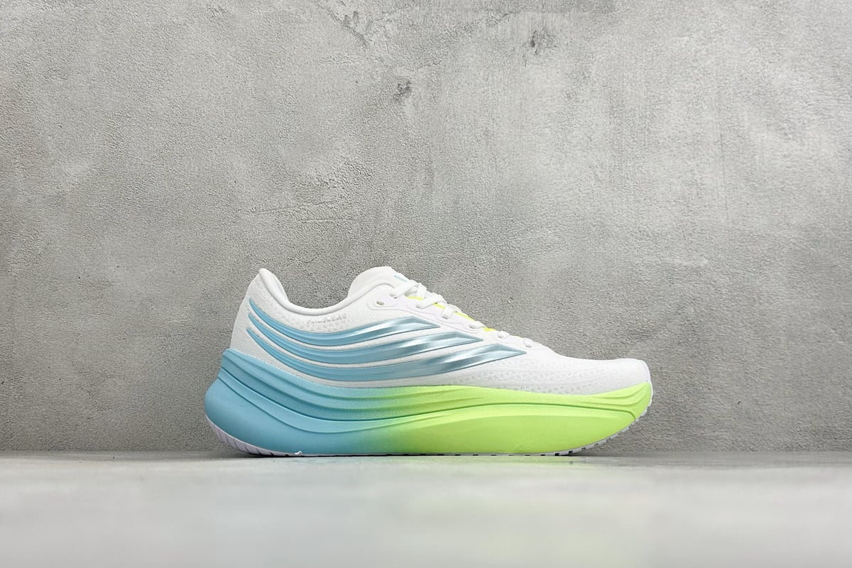阿迪达斯 Adidas Originals Adistar 5M 白蓝绿 侧面实拍图