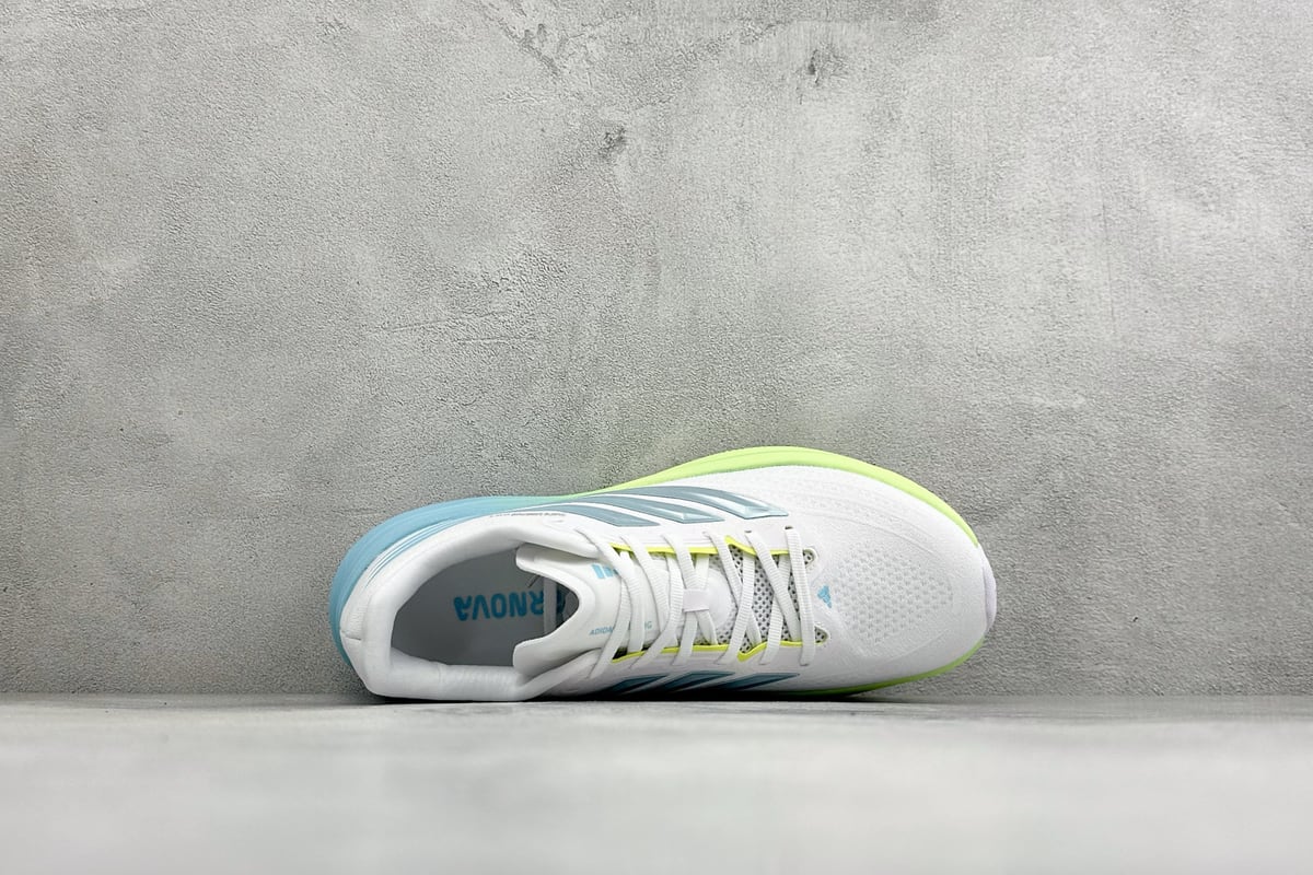 阿迪达斯 Adidas Originals Adistar 5M 白蓝绿 背面实拍图