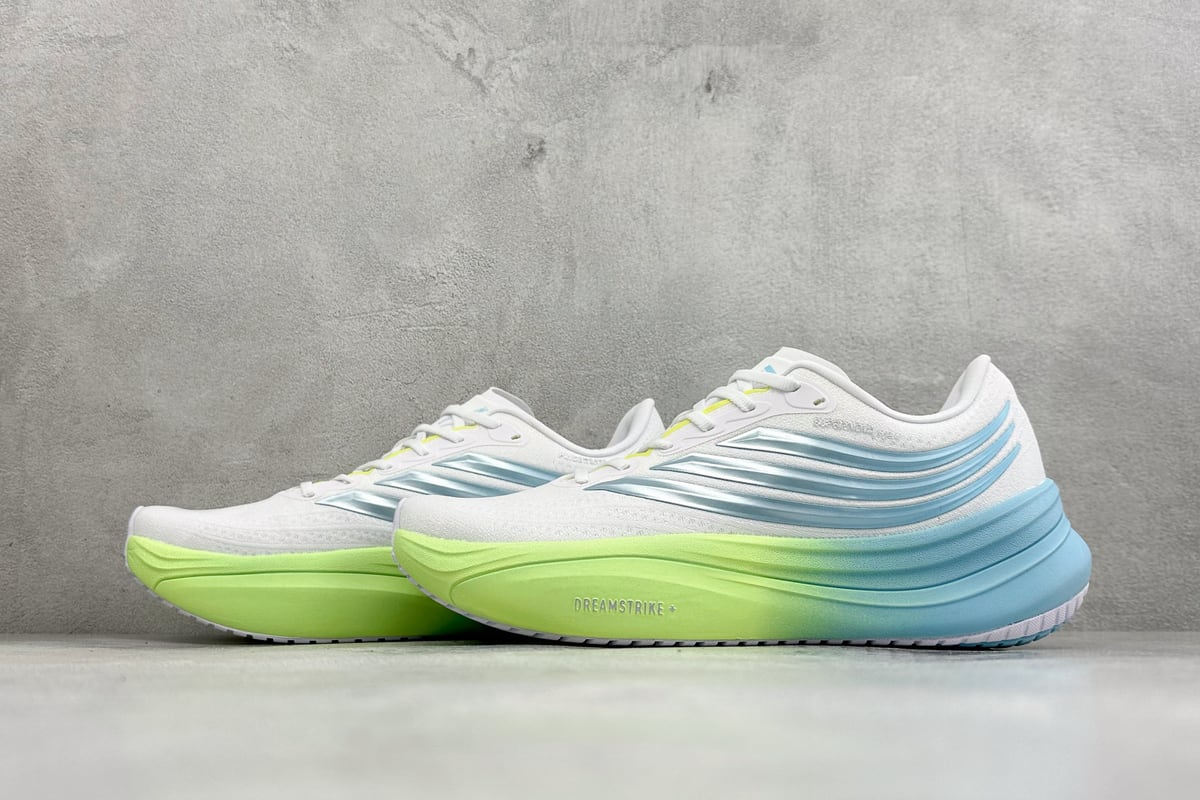 阿迪达斯 Adidas Originals Adistar 5M 白蓝绿 鞋跟实拍图