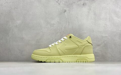 奥夫怀特Off-White C/O VirGil Abloh 时尚百搭休闲鞋黄绿纯原版本 货号：OMIA189S26MAT0017020