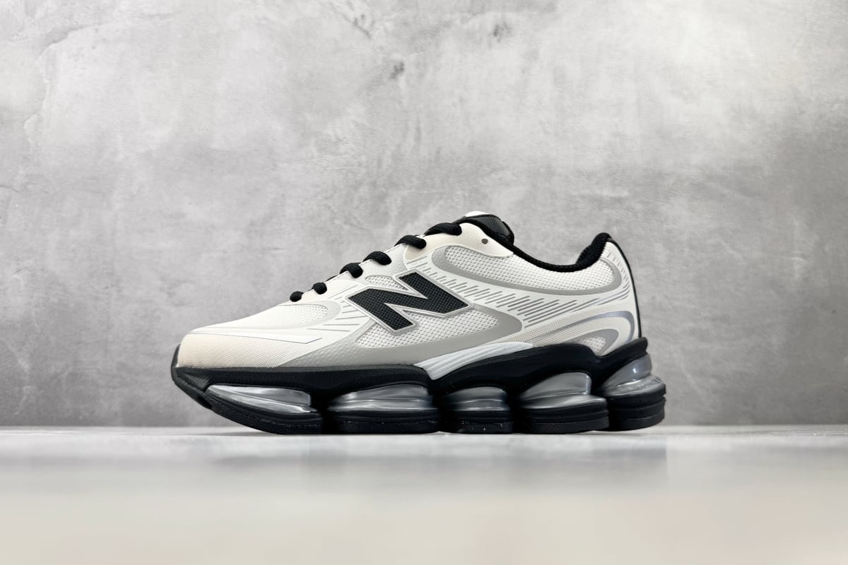 新百伦 New Balance ABZORB 2000 白黑 正面实拍图