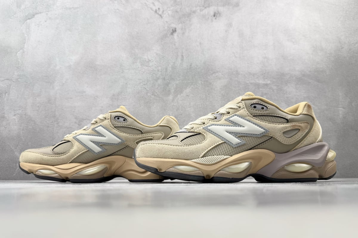 新百伦 New Balance NB 983 米橙 鞋跟实拍图
