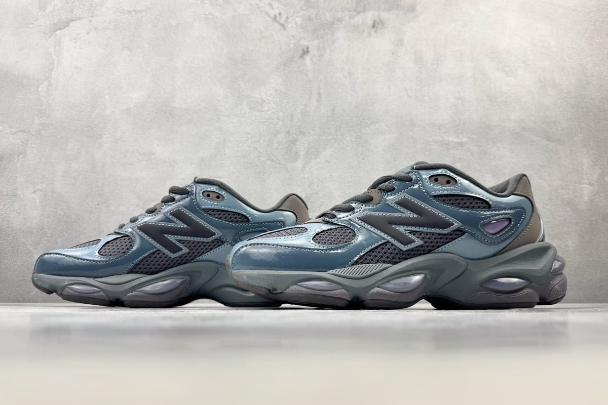 新百伦 New Balance NB 983 棕蓝黑 鞋跟实拍图