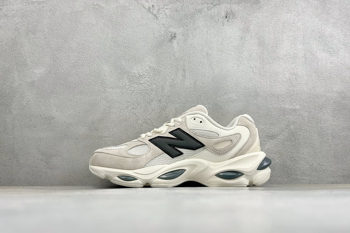 新百伦 New Balance 983系列 新百伦 复古休闲运动慢跑鞋 白 正面实拍图