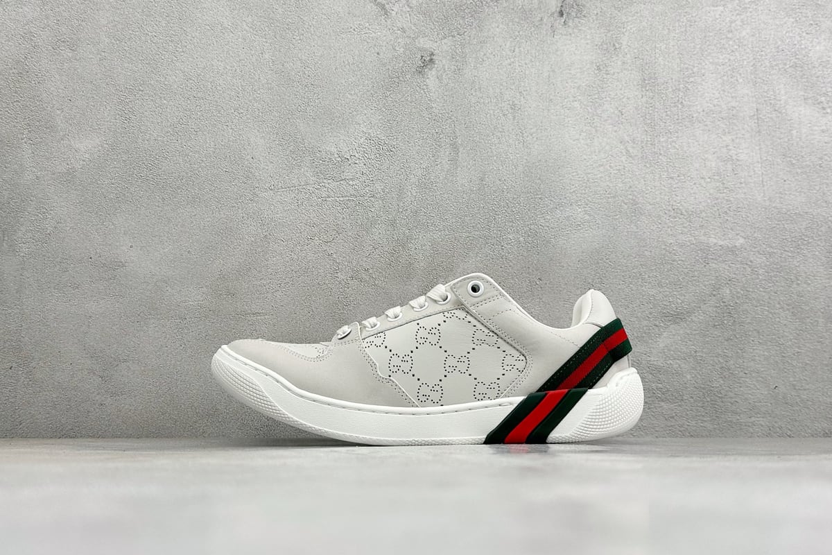 古驰 Gucci 毒盒 白 正面实拍图