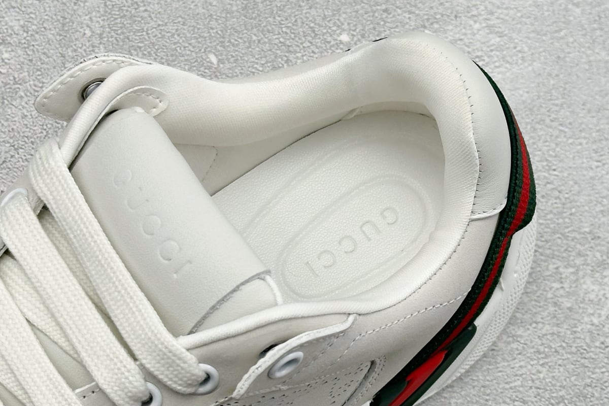 古驰 Gucci 毒盒 白 上脚实拍图